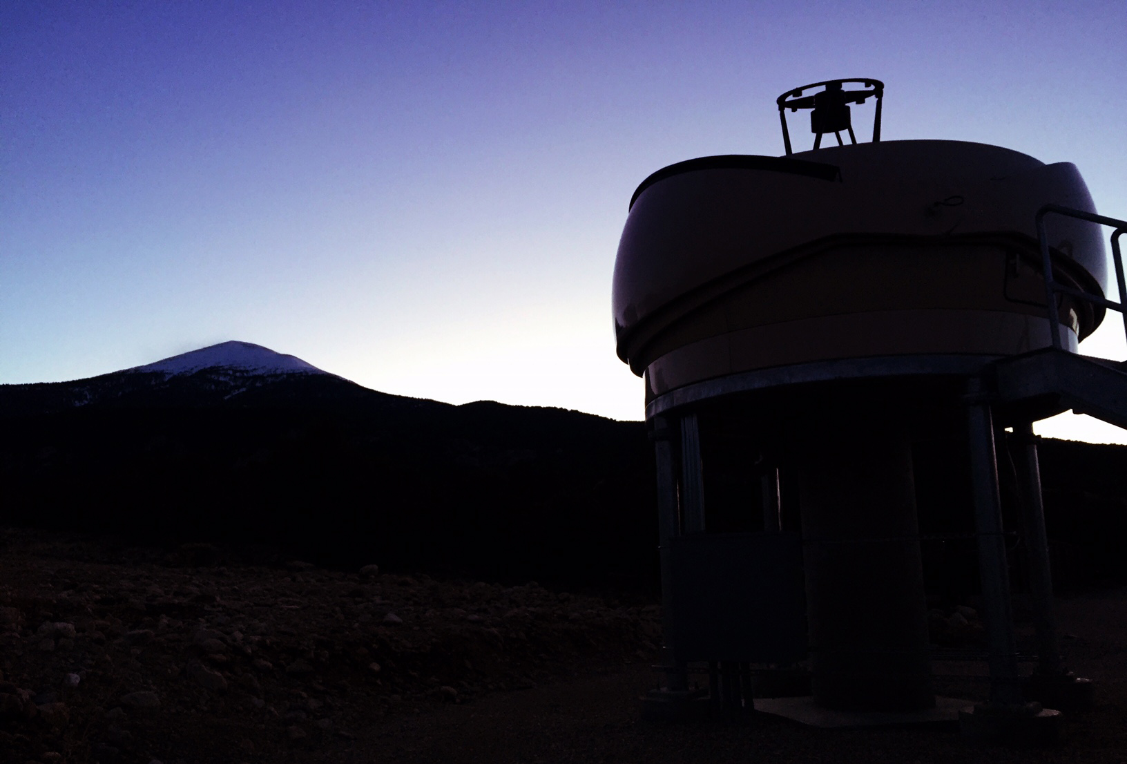 GBO open to the night sky